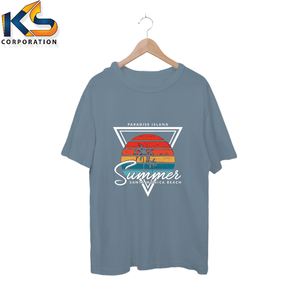 เสื้อยืดผ้าฝ้าย100% 230 GSM พิมพ์โลโก้ได้ตามต้องการ - Product Image 4