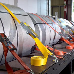 Correa de Amarre de Carga Industrial de Poliéster de 2 Pulgadas Resistente al Desgaste, 3000 kg, con Ganchos Planos, OEM Disponible para Transporte en Remolque - Product Image 5