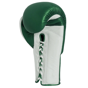 Gants de boxe professionnels personnalisés avec logo, en cuir pakistanais de haute qualité, pour l'entraînement, anti-humidité, fermeture universelle - Product Image 2