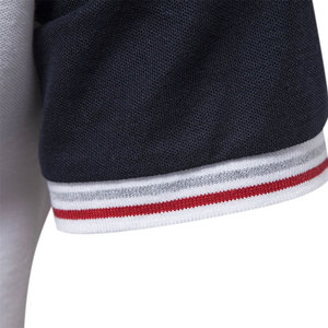 OEM Service New Fashion Cotton Polyester Polo <b>Shirt</b> Men Stand <b>Collar</b> High Quality Short Sleeve Men Polo <b>T</b>- <b>Shirt</b> - Product Image 6