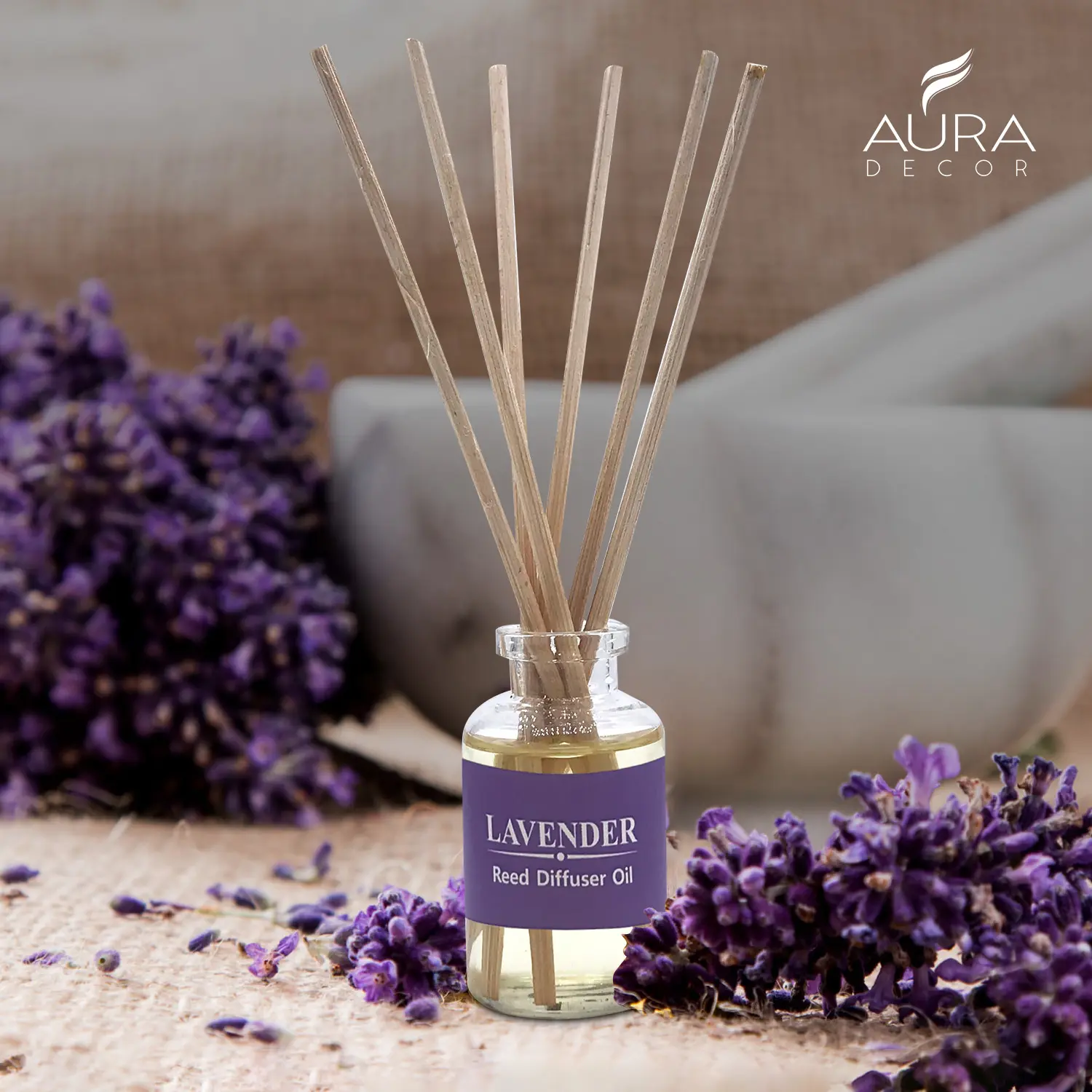 Reed Diffuser Gift Set with Potpourri Assorted Fragrances available, Reed Oil 25ml , Potpourri 50 gm, 6 N Reed Stick