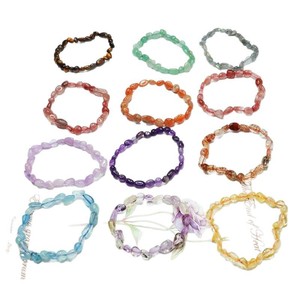 unisex crystal bracelet beaded bracelet design bohemian style bracelet amethyst crystal bracelet - Product Image 3