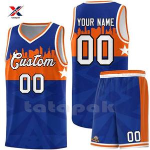 Tissu à séchage rapide réversible de logos et de chiffres personnalisés d'uniforme de basket-ball en gros pour l'expert équipe ligue porter meilleur prix de vente - Product Image 1