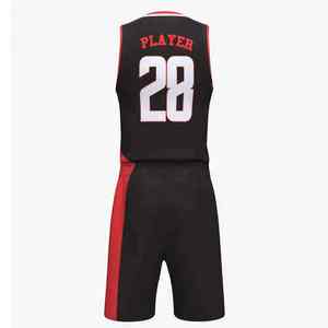 Conjunto de uniforme de baloncesto sublimado a medida, hecho con poliéster ligero y resistente para un rendimiento duradero. - Product Image 3