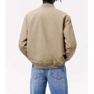 แจ็กเก็ตบอมเบอร์สำหรับผู้ใหญ่แจ็กเก็ตนักบินขนาดพลัสไซส์ใส่สบายผลิตตามสั่ง - Product Image 4