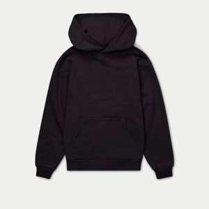 2024 Streetwear coton uni blanc pull personnalisé poids lourd hommes sweat à capuche surdimensionné - Product Image 4