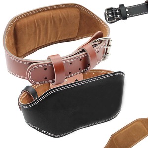 Ceinture d'haltérophilie de 6 pouces avec logo personnalisé Ceintures de gymnastique rembourrées en cuir - Product Image 2