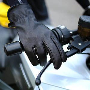 Nouveauté, gants de tir en cuir du meilleur matériau, dernière conception pour tenue décontractée, compatible avec les écrans tactiles et stylé - Product Image 5