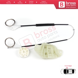 Kit de réparation de lève-vitre BWR252 pour porte avant droite, compatible Accent MK2 LC TaGaz 4/5 portes, référence 8240425010 - Product Image 2