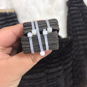 Tendance chaude Kinky Straight Remy Cheveux Vietnamiens Naturel Noir Cheveux Raides pour les Femmes Noires Du Vietnam - Product Image 4