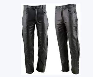 Pantalones de Cuero para Hombre, Corte Recto, Cintura Media, Personalizados, Nueva Colección 2026, Alta Calidad, Resistentes al Viento, Logotipo Personalizado, Precio Razonable - Product Image 1