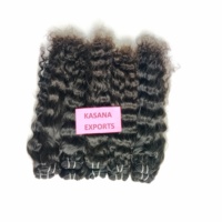 Extensions de cheveux naturels bouclés indiens Remy à clipser, 100 % alignés sur les cuticules, double trame, vente en gros à prix abordable
