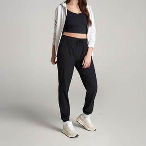 <b>Women's</b> Custom Canvas <b>Fleece</b> Sweatpants Wholesale <b>Joggers</b> for Streetwear for Winter Season - Product Image 5