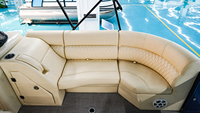 Bateau à ponton Kinlife Luxury S-22B Sport Series, double console, certifié CE, pour 10 personnes, pêche, divertissement, loisirs, aluminium, hors-bord