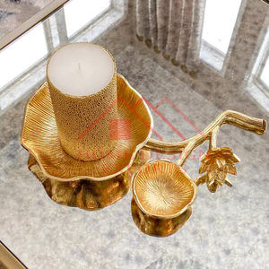 Casting Aluminum Metal Base With <b>Glass</b> <b>Bowl</b> multi Purpose Use Fruits And Nuts <b>Bowl</b> 2025 Best Seller Home Decor Accessories - Product Image 5