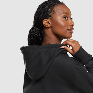 Pull à capuche de haute qualité pour femmes sweats à capuche poche kangourou Logo personnalisé imprimé broderie grande taille sweats à capuche pour l'hiver - Product Image 5