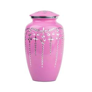 โกศทำมือสำหรับผู้ใหญ่ขี้เถ้าจากมนุษย์วัสดุสำหรับงานศพสีฟ้าสำหรับเผาอลูมิเนียม - Product Image 4