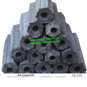 Briquette de charbon actif en bois dur écologique de qualité supérieure Conception carrée hexagonale 6-7 heures BBQ brûlant à haute température - Product Image 6