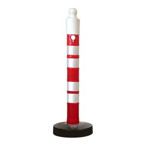 Oval Warning Delineator <b>Post</b> Bollard IP68 Waterproof PVC Plastic PU HDPE PC Material for Roadway & Traffic Safety - Product Image 3