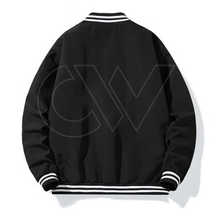 Chaquetas de Béisbol Varsity Personalizadas al por Mayor, Última Moda de Invierno, Chaquetas Universitarias con Letras Personalizadas, Cuello Alto, Alta Calidad - Product Image 6
