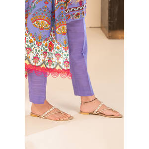 Traje Salwar Kameez de 3 Piezas en Algodón Khaddar Estampado con Dupatta para Festivales, Ropa Étnica, Estilo Pakistaní, Vestido Indio SD-52259 - Product Image 4