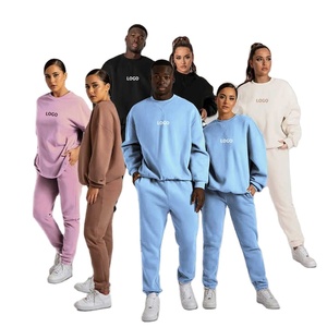 Trajes de chándal informales XL bordados personalizados para hombre, sudadera de lana de invierno ecológica, vendedores de Jogger con capucha de talla grande - Product Image 1