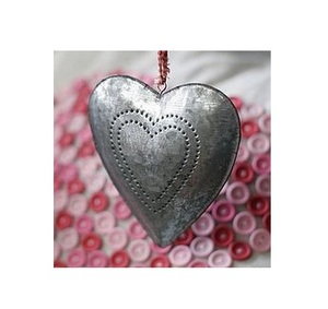 El mejor tamaño personalizado para colgar, perfecto para el hogar, decoración interior y navideña, adornos navideños galvanizados, diseños de corazones, piezas - Product Image 2