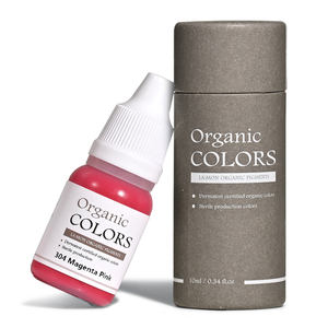 Encre de tatouage cosmétique biologique LAMON, micro-pigment, couleur pour les lèvres et les sourcils, 304 rose magenta, pour maquillage permanent, semi-permanent - Product Image 1