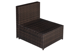 Vietnam Direct Factory Modern Outdoor Contemporary Design <b>Rattan</b> Steel Tempered Glass <b>Sofa</b> Set Cushions Garden Hotel Living Room - Product Image 4
