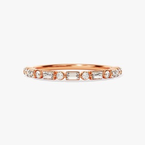 Anillo clásico de estilo bohemio, joyería para mujer, joyería de plata de ley 925, Topacio blanco, piedras preciosas, anillo hecho a mano, regalo para el amor - Product Image 2