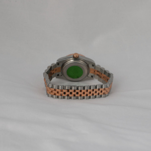 Reloj de pulsera Unisex de lujo Busto Mop Gery Dial Hip Hop Original personalizado solo bisel Iced Moissanite Diamond banda de acero inoxidable - Product Image 3