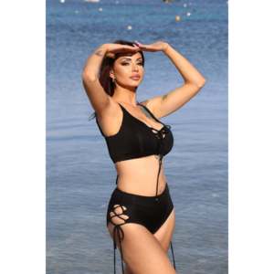 Solange คอลเลกชันบิกินี่สีดำสุดเก๋ & ชุดชายหาดขนาด S (A-B คัพ) 100กรัม - Product Image 2
