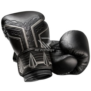 Gants de boxe en cuir robustes et durables, éponge confortable, personnalisables, vêtements de fitness RC pour l'entraînement et la compétition, approuvés par la WKF - Product Image 1