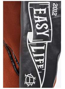 เสื้อแจ็คเก็ตวาร์ซิตี้ทรงพัฟเฟอร์ คอวี แต่งลายเพชร ซิปหน้า สำหรับผู้ชาย มีโลโก้ด้านหน้า กันลม อุ่นได้ เคลือบพิเศษ สวมใส่สบาย เหมาะสำหรับฤดูหนาว ทำจากผ้าขนสัตว์ - Product Image 5