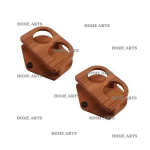 Porte-gobelet en bois au design exceptionnel, couleur marron, pour café et thé, best-seller - Product Image 6