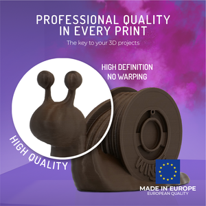 Filament PLA HD WINKLE 2,85 mm 1 kg pour imprimante 3D, tolérance élevée 0,05 mm, compatible lit chauffant 190-230°C, biodégradable, impression facile - Product Image 2