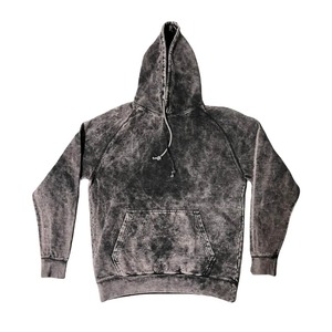 Ensemble pantalon de survêtement à capuche délavé à l'acide poids lourd personnalisé survêtements pour hommes en polaire survêtement hiver blanc vintage en relief pour femmes - Product Image 1