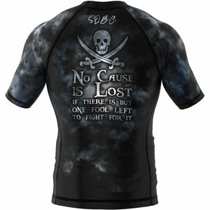 Rashguard OEM ODM Rash Guard Hombres Sublimación Impreso Spandex Bjj Rash Guard Gimnasio Surf Buceo Rashguard Camisas de compresión MMA - Product Image 5