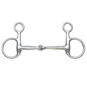 Bocado de enganche inglés Baucher de una sola articulación de alta calidad, de acero inoxidable, para equitación y artículos ecuestres. - Product Image 4