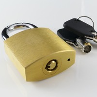 Cadenas à clé maîtresse en laiton ABA 30 mm avec roulement à billes, corps carré, personnalisable, sécurisé pour casiers de gym et boîtes à outils