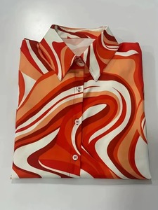 C Chemise tendance de haute qualité en gros Chemises décontractées à manches longues personnalisées Chemises pour femmes respirantes au design élégant - Product Image 5