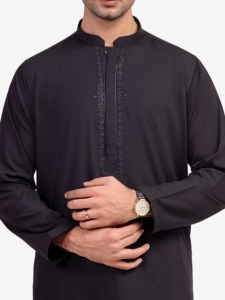 Tenue pakistanaise pour hommes, salwar kameez, tenue musulmane élégante et décontractée pour mariage, Eid, marque personnalisée - Product Image 2