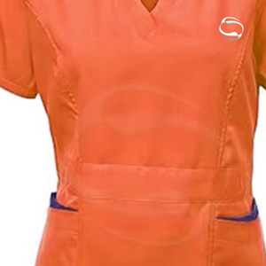 Poids léger mode femmes en gros professionnel femmes infirmière médecin uniforme col en v gommage survêtement costume médical gommages ensemble - Product Image 5