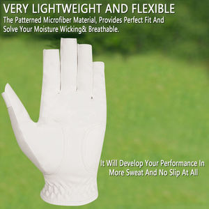 ถุงมือกอล์ฟสำหรับผู้หญิงมืออาชีพ หนัง Cabretta สัมผัสนุ่ม ยึดเกาะดีเยี่ยม เหมาะสำหรับการฝึกซ้อมและการแข่งขัน จำหน่ายจำนวนมาก - Product Image 4