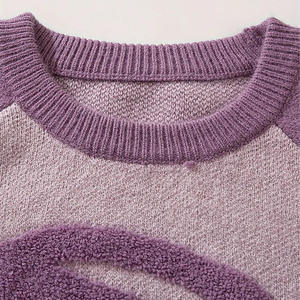 Suéter Casual de Punto de Algodón para Hombre y Mujer, 100% Algodón, Antiencogimiento, con Estampado Bordado en la Parte Delantera - Product Image 5