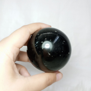 Sphères d'obsidienne en gros, pierres précieuses naturelles d'Indonésie de haute qualité, artisanat, cristal de guérison - Product Image 2