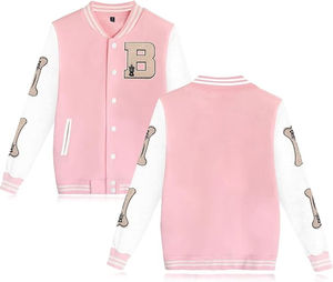 แจ็คเก็ตทีมตัวแทนเสื้อกีฬาเบสบอลบอมเบอร์เสื้อแจ็กเก็ตไซส์ใหญ่พิเศษพิมพ์ลายตัวอักษรแนววินเทจสำหรับทั้ง2025 - Product Image 3