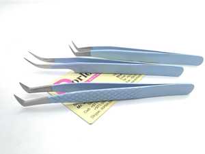 Customized Professional Strong Mega Volume Eyelash Extension Tweezers Private Label Lash Tweezer for Extensions - Product Image 5