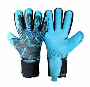 Gants de gardien de but professionnels en latex 4 mm, doigts entiers, imperméables, sangle de poignet réglable, respirants, gants de football unisexes - Product Image 1