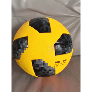 Ballon de football jaune pour match officiel, texture extérieure originale, taille 5, excellent look, ballon de football pakistanais - Product Image 1